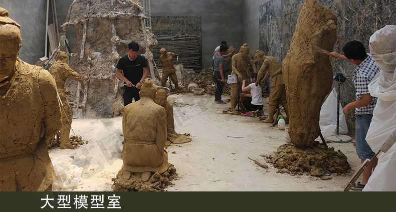 銅雕塑模型室，銅雕塑模型